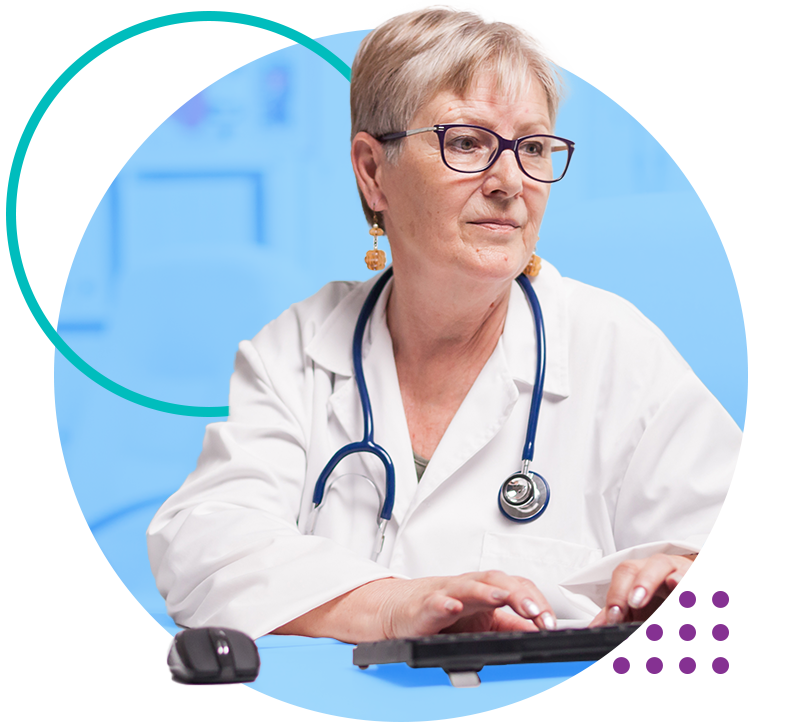 Healthcare working hero image